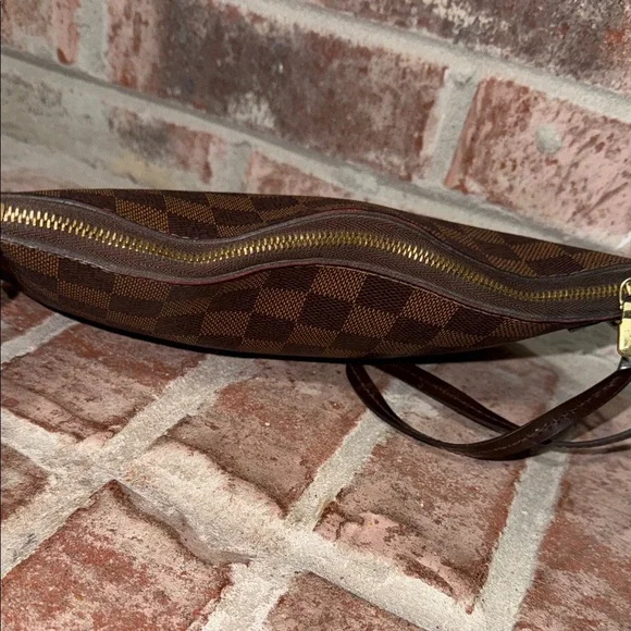 Louis Vuitton Damier Ebene neverfull pouch wristlet SD4157 - Picture 3 of 11